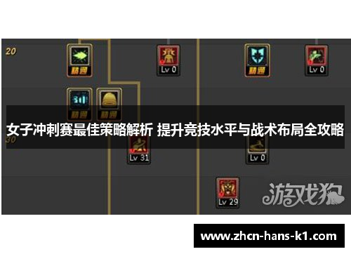 女子冲刺赛最佳策略解析 提升竞技水平与战术布局全攻略